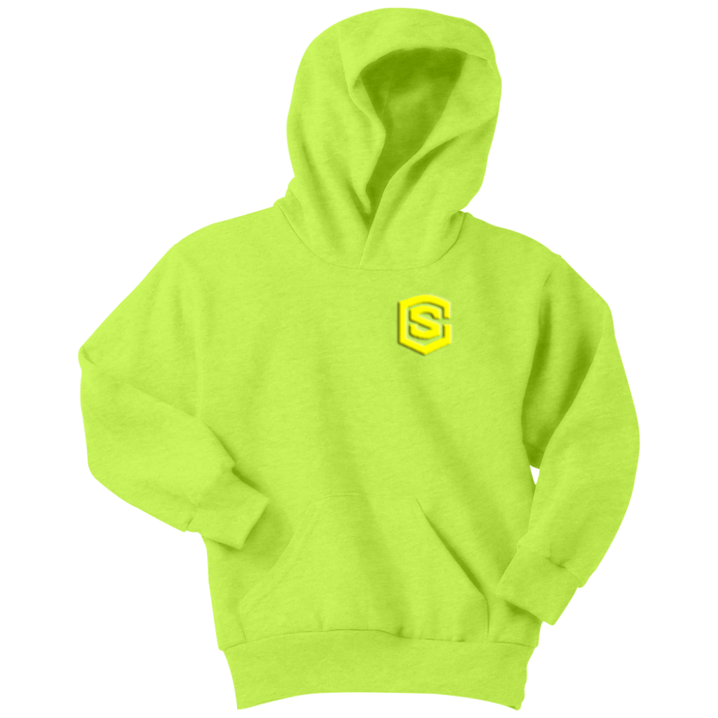 Youth Hoodie WITH YELLOW LOGO