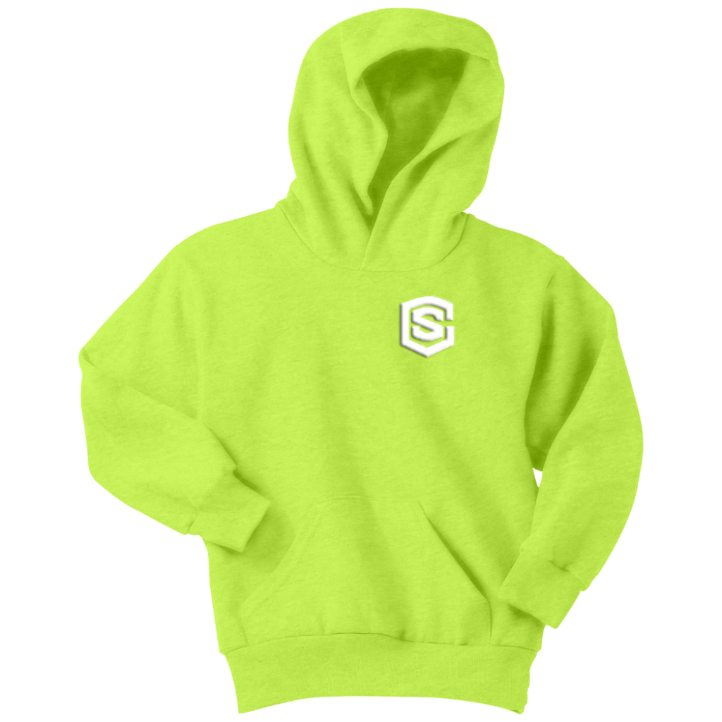 Youth Hoodie WITH WHITE LOGO