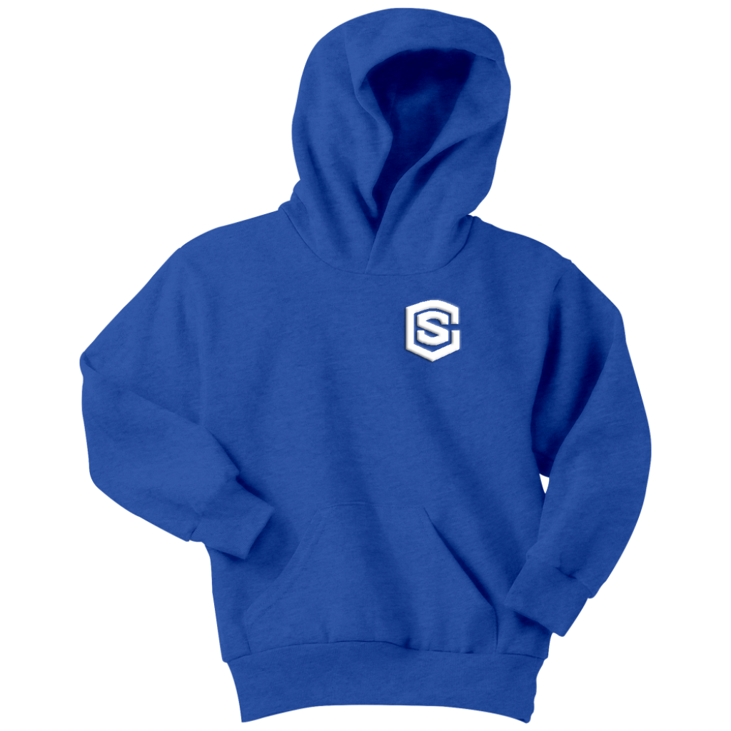 Youth Hoodie WITH WHITE LOGO