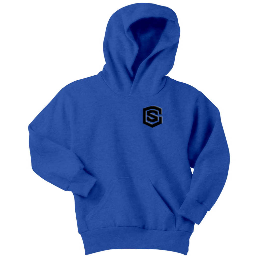 Youth Hoodie WITH BLACK LOGO