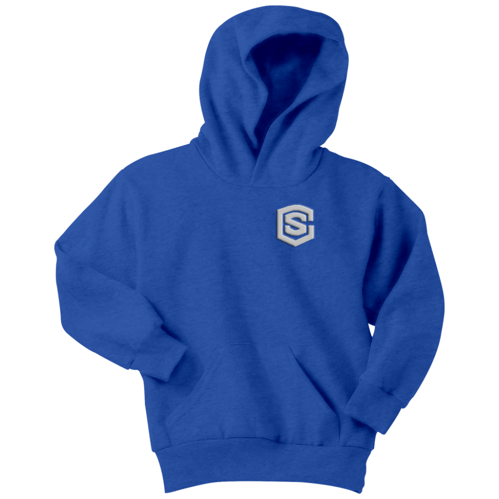 Youth Hoodie WITH SILVER LOGO
