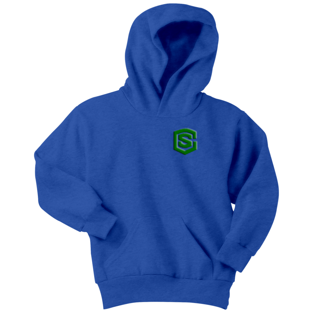 Youth Hoodie WITH GREEN LOGO