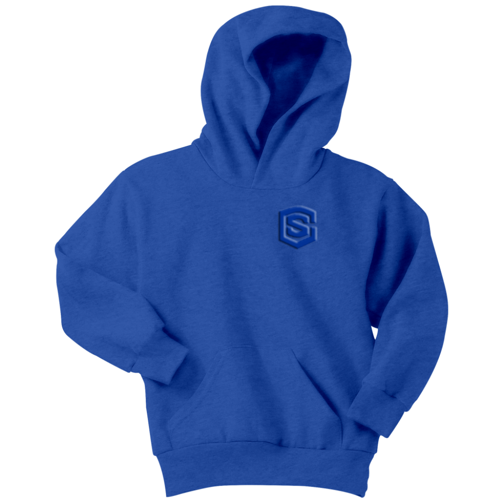 Youth Hoodie WITH BLUE LOGO