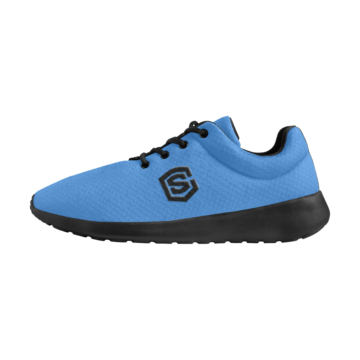 black logo Men's Athletic Shoes (Model 0200)