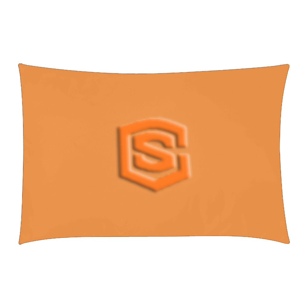 Orange Duvet Cover Orange Logo 3-Piece Bedding Set (1 Duvet Cover 86"x70"; 2 Pillowcases 20"x30")(One Side)