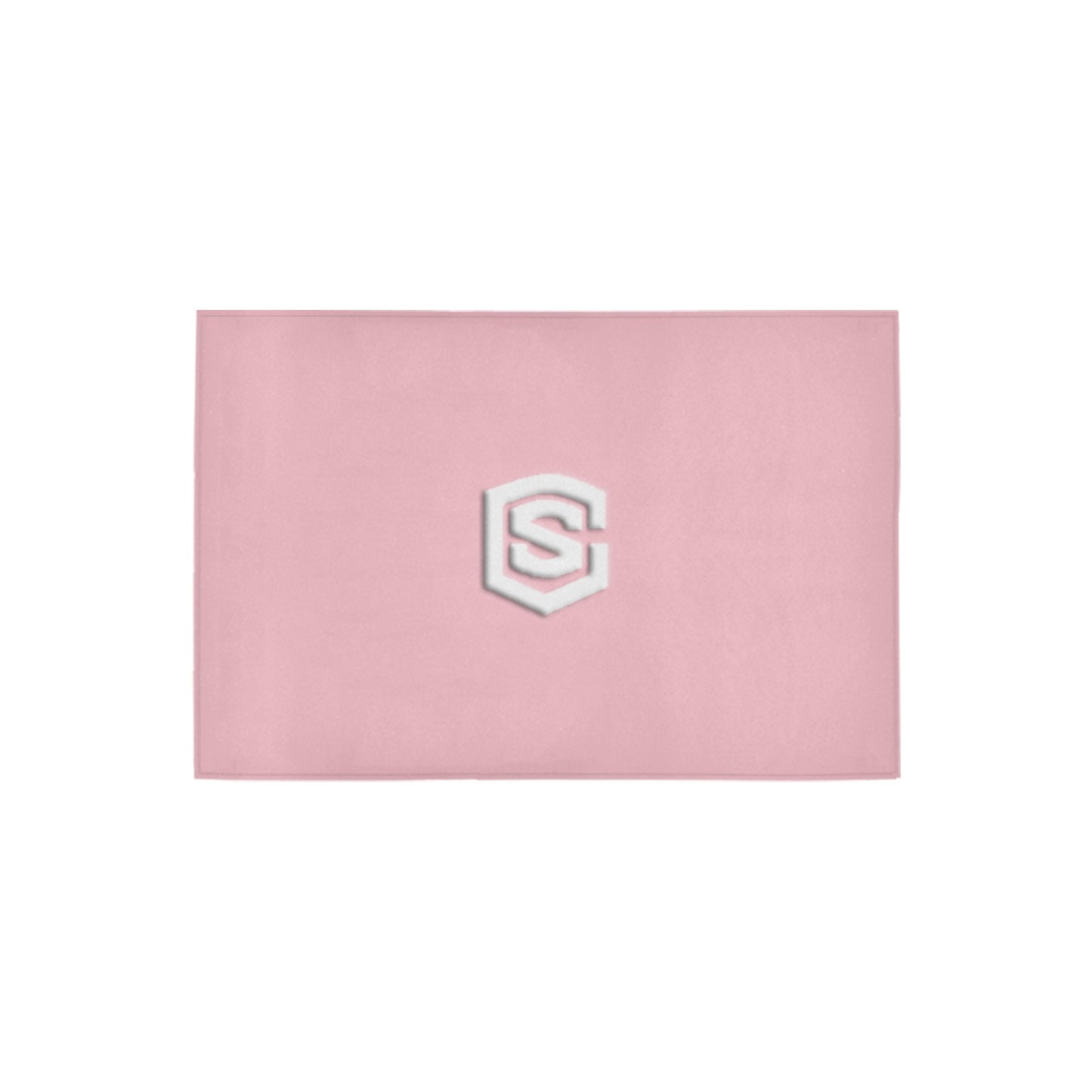 Pink Doormat 24" x 16" (Sponge Material) with White Logo Doormat 24" x 16" (Sponge Material)