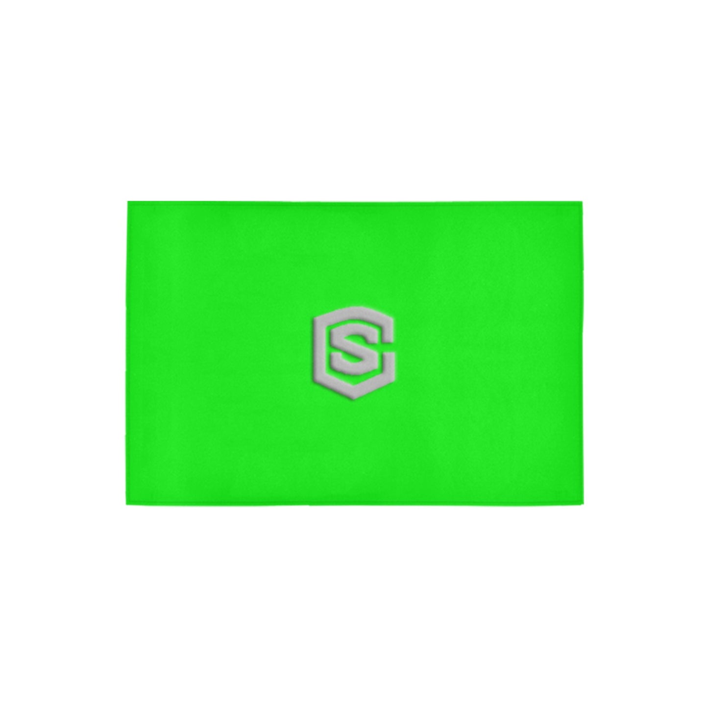Green Doormat 24" x 16" (Sponge Material) with Silver Logo Doormat 24" x 16" (Sponge Material)