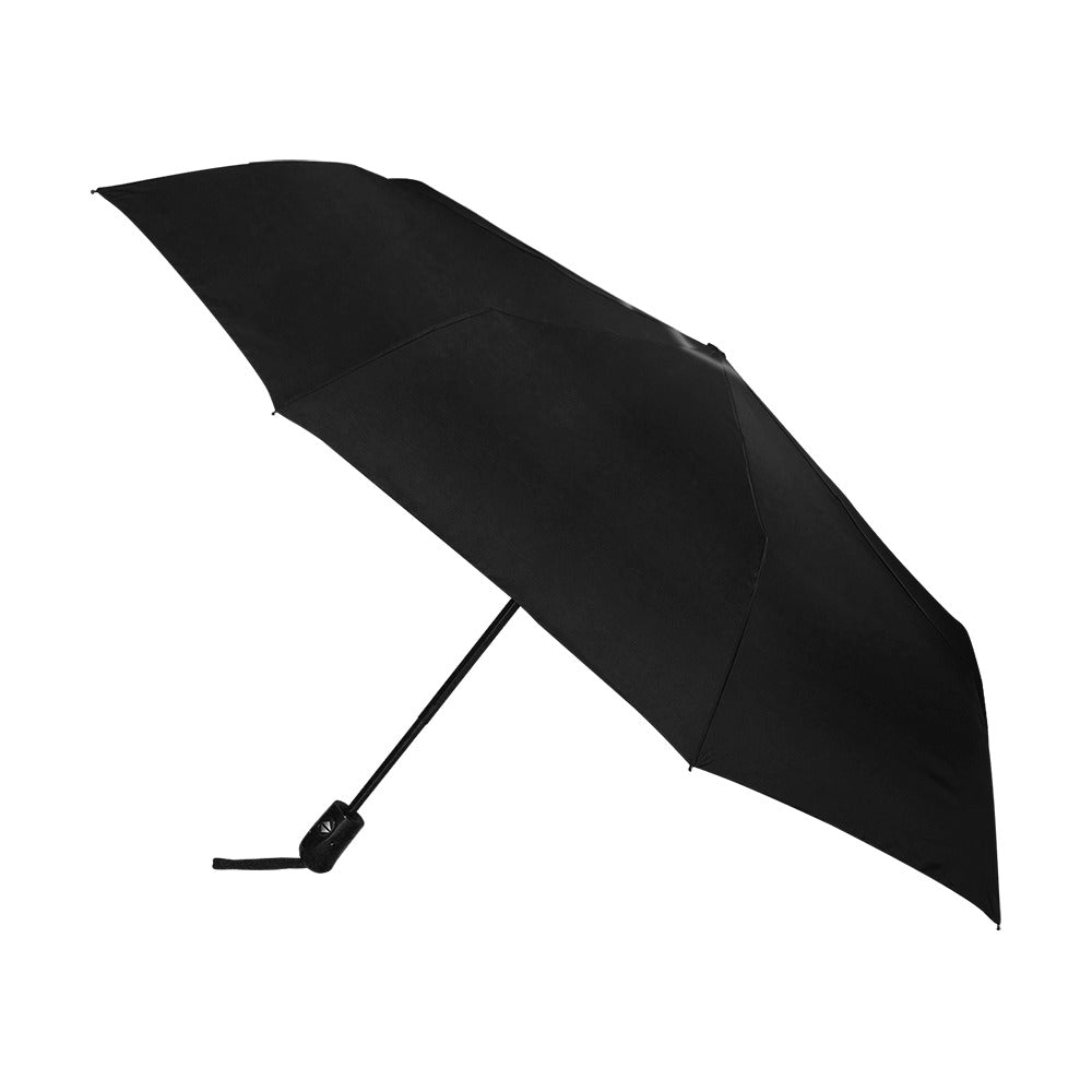Black Anti-UV Automatic Umbrella With Black Logo Anti-UV Automatic Umbrella(Outside Printing)(Model U09)