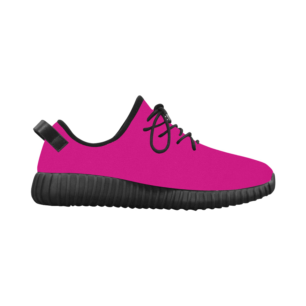 black logo Grus Men's Breathable Woven Running Shoes (Model 022)