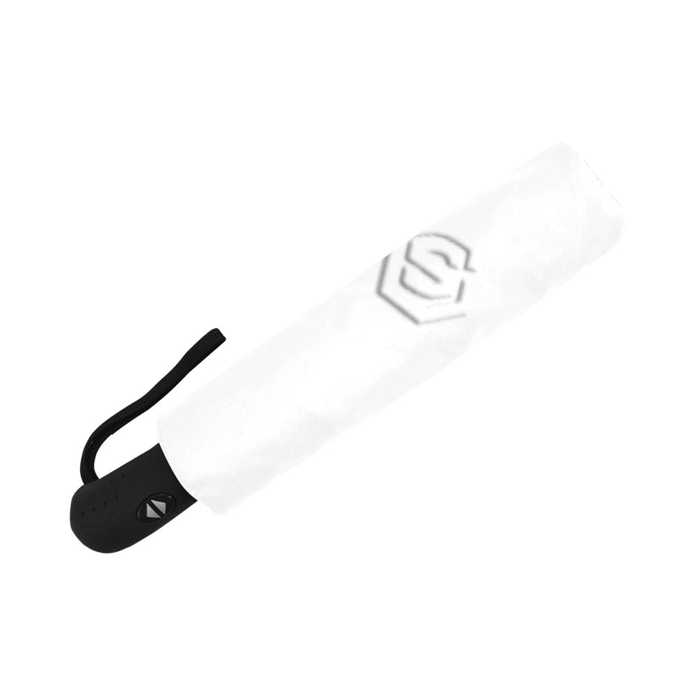 White Anti-UV Automatic Umbrella With White Logo Anti-UV Automatic Umbrella(Outside Printing)(Model U09)