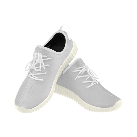 black logo Grus Women's Breathable Woven Running Shoes (Model 022)
