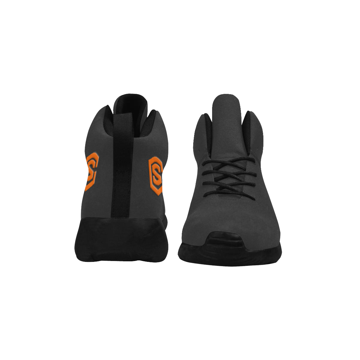 orange logo Men's Chukka Training Shoes (Model 57502)