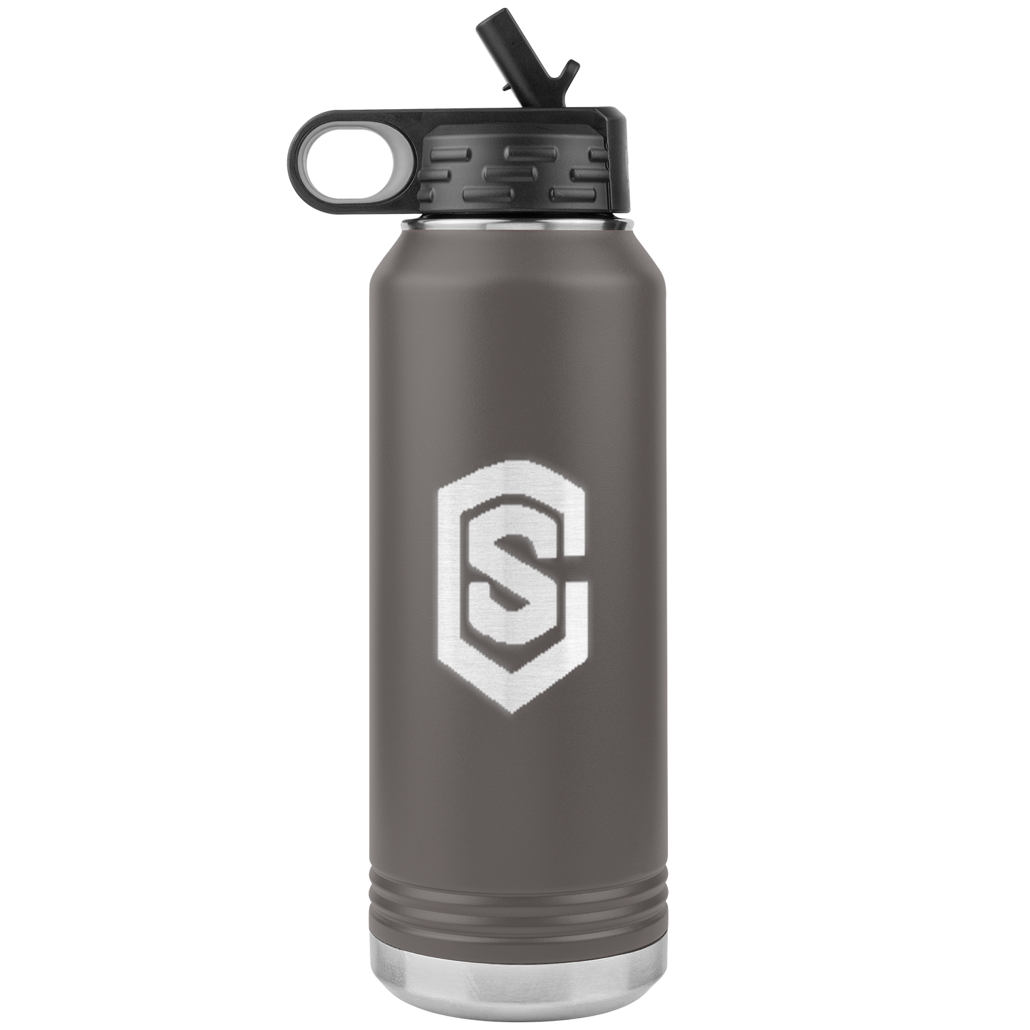 32oz Water Bottle Tumbler WITH BLUE LOGO