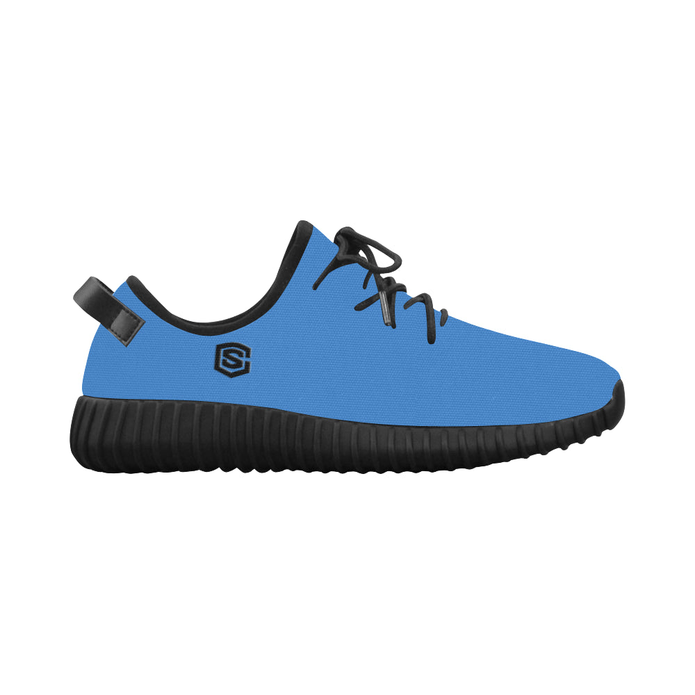 black logo Grus Men's Breathable Woven Running Shoes (Model 022)