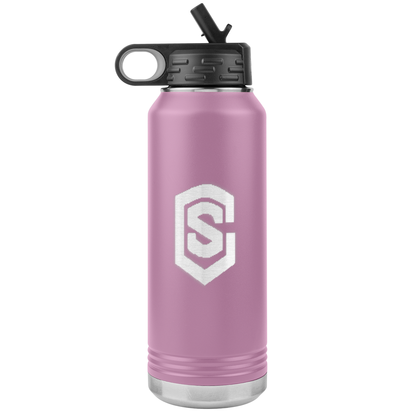 32oz Water Bottle Tumbler WITH BLUE LOGO