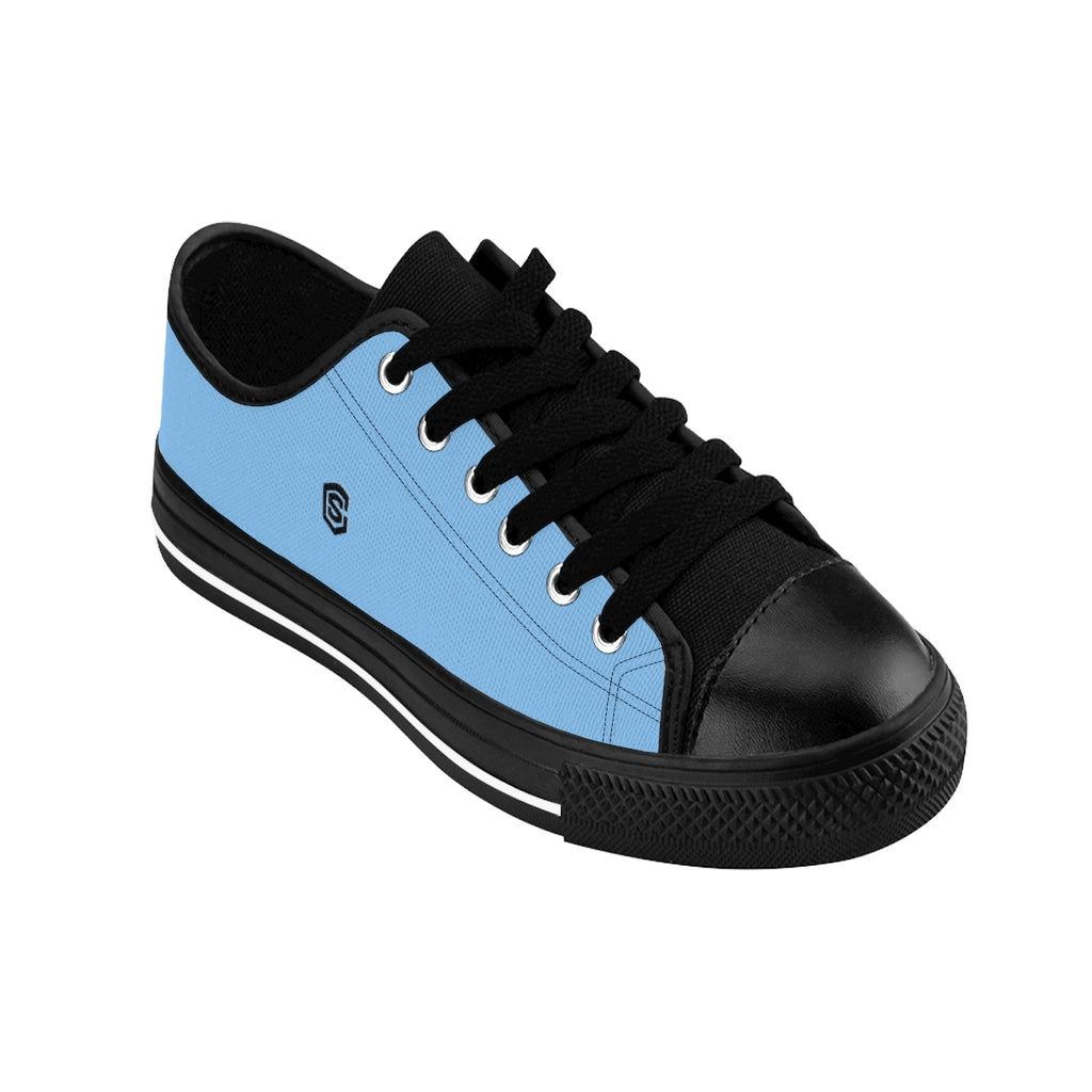 blue Men's Sneakers - black logo