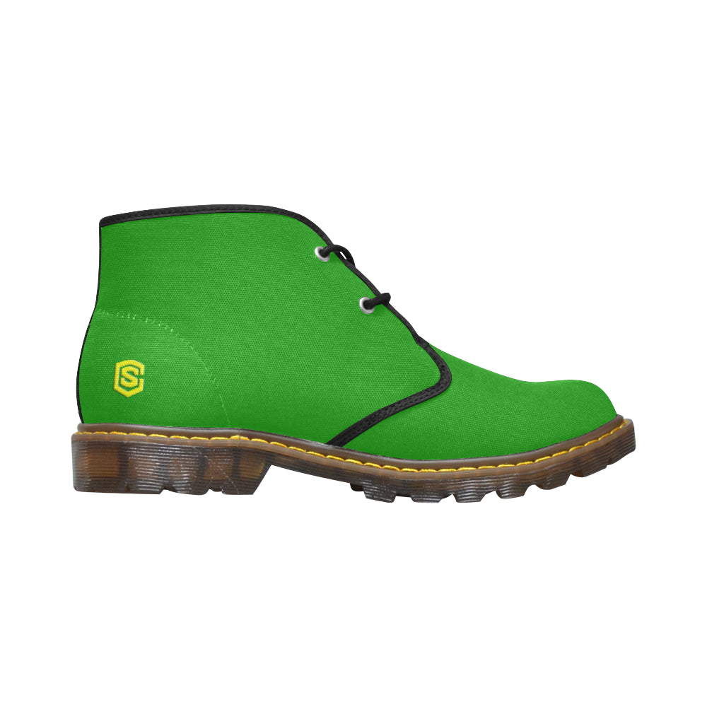 yellow Men's Canvas Chukka Boots (Model 2402-1)