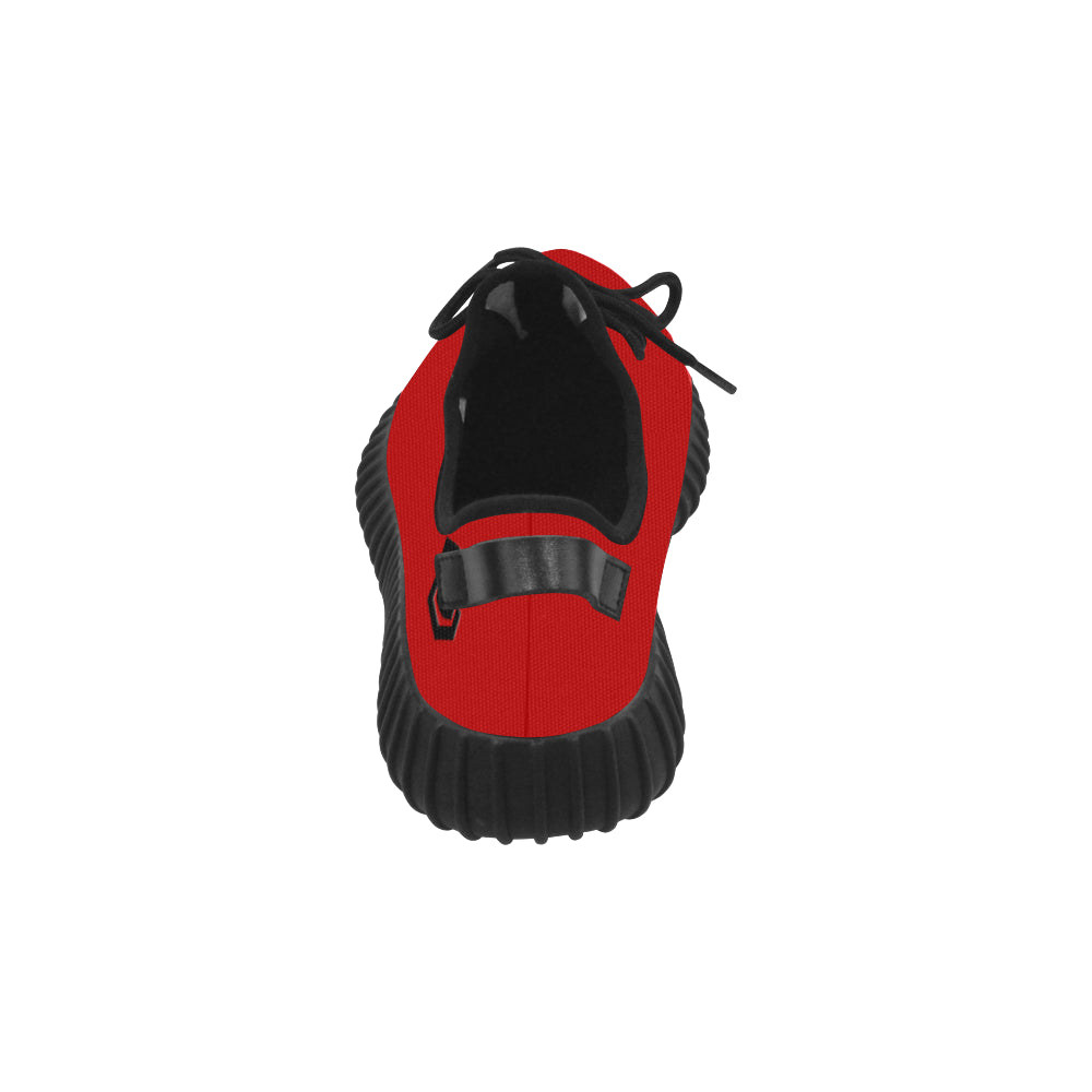 black logo Grus Men's Breathable Woven Running Shoes (Model 022)