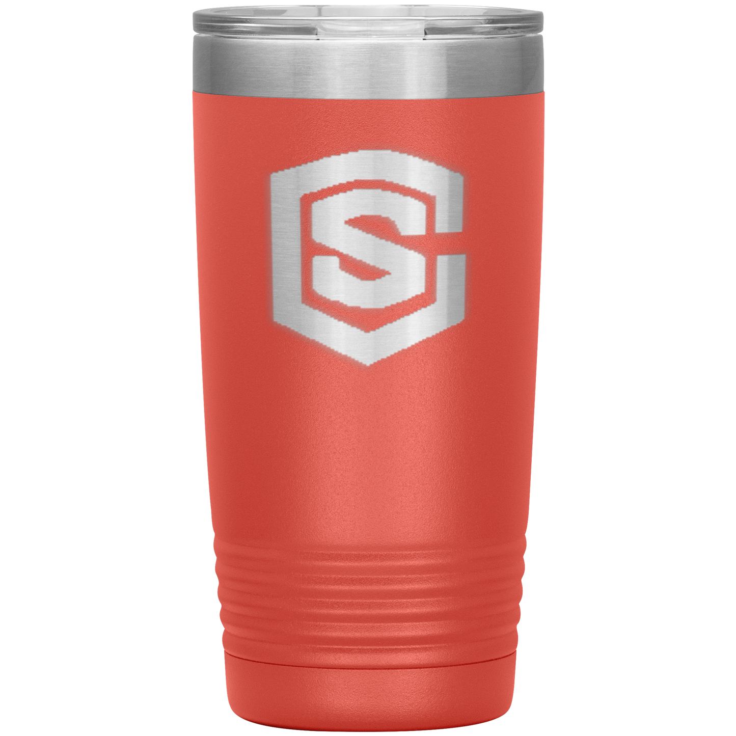20oz Vacuum Tumbler Silver Logo