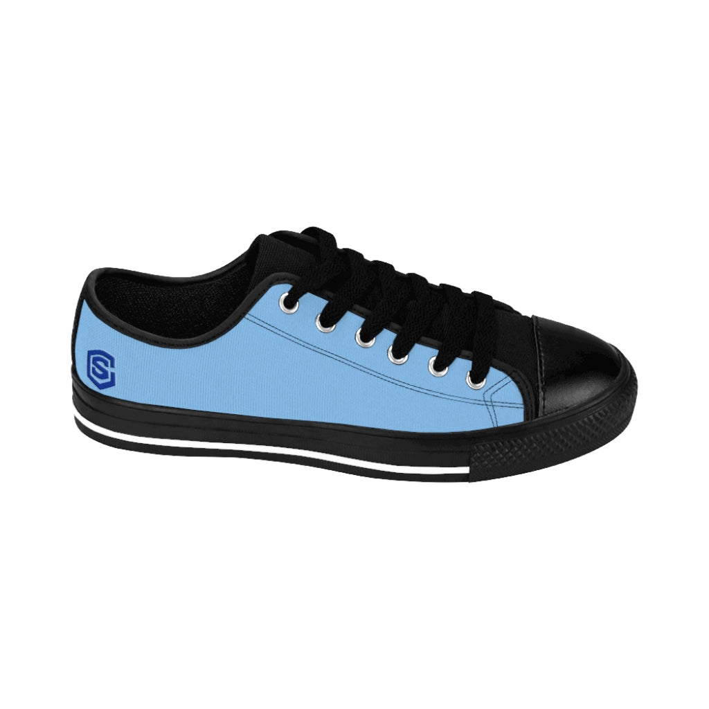 blue Women's Sneakers Blue logo