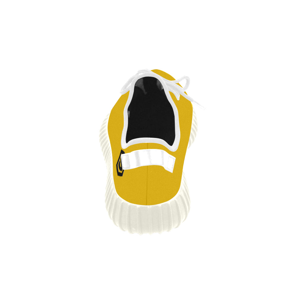 black logo Grus Women's Breathable Woven Running Shoes (Model 022)