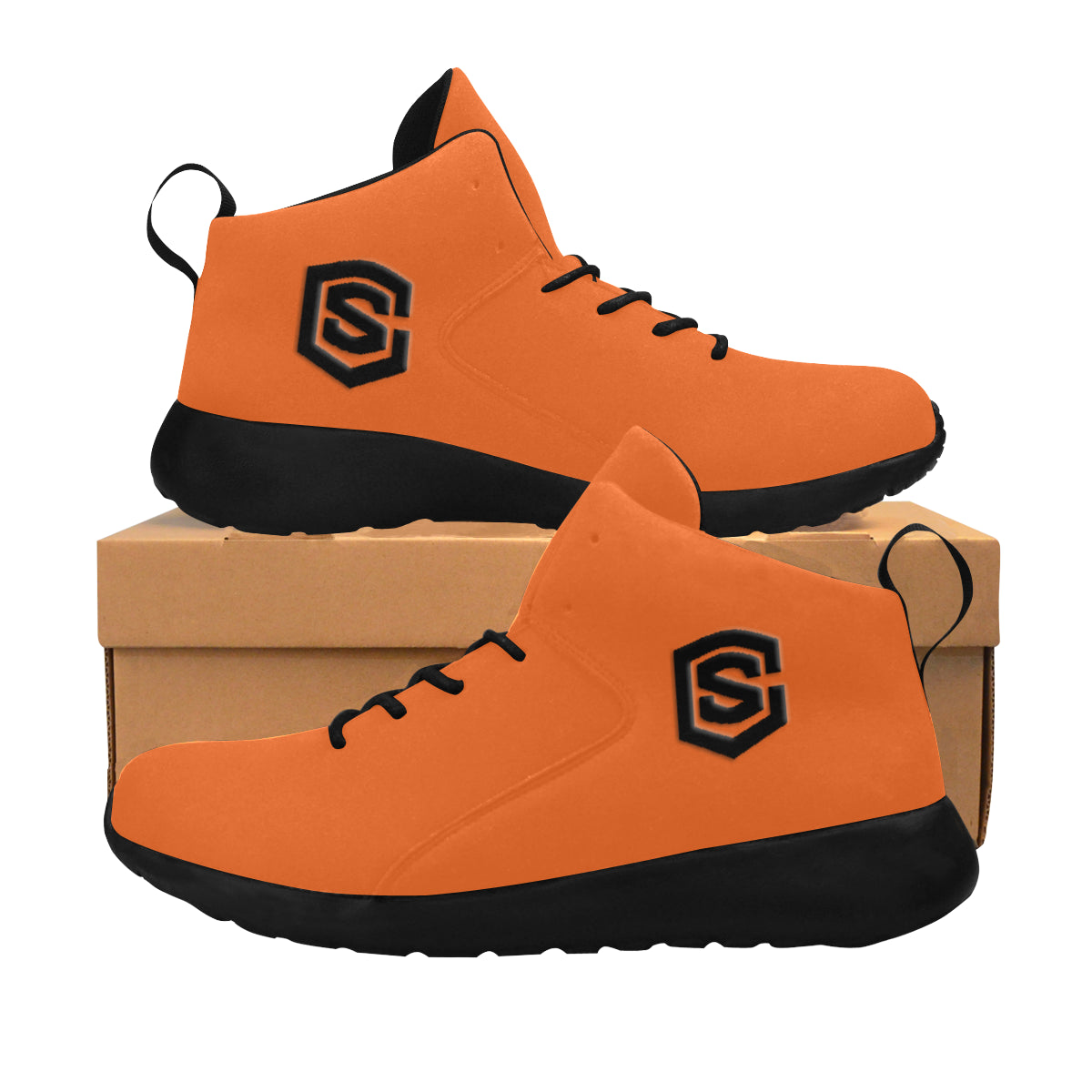 black logo Men's Chukka Training Shoes (Model 57502)