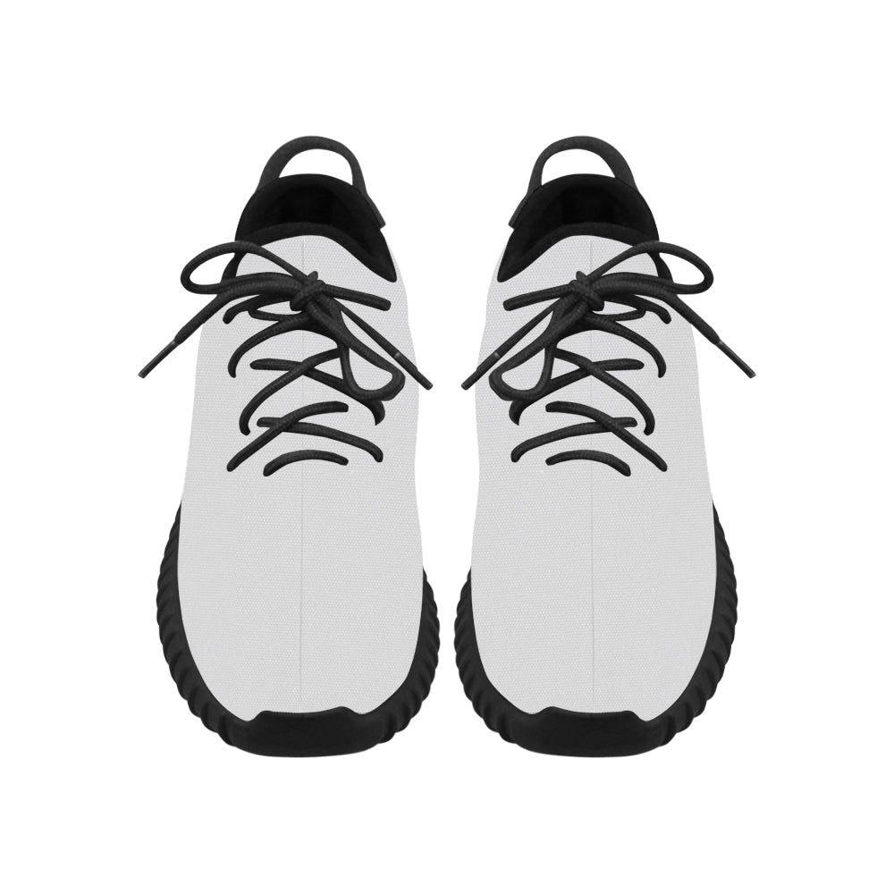 black logo Grus Men's Breathable Woven Running Shoes (Model 022)