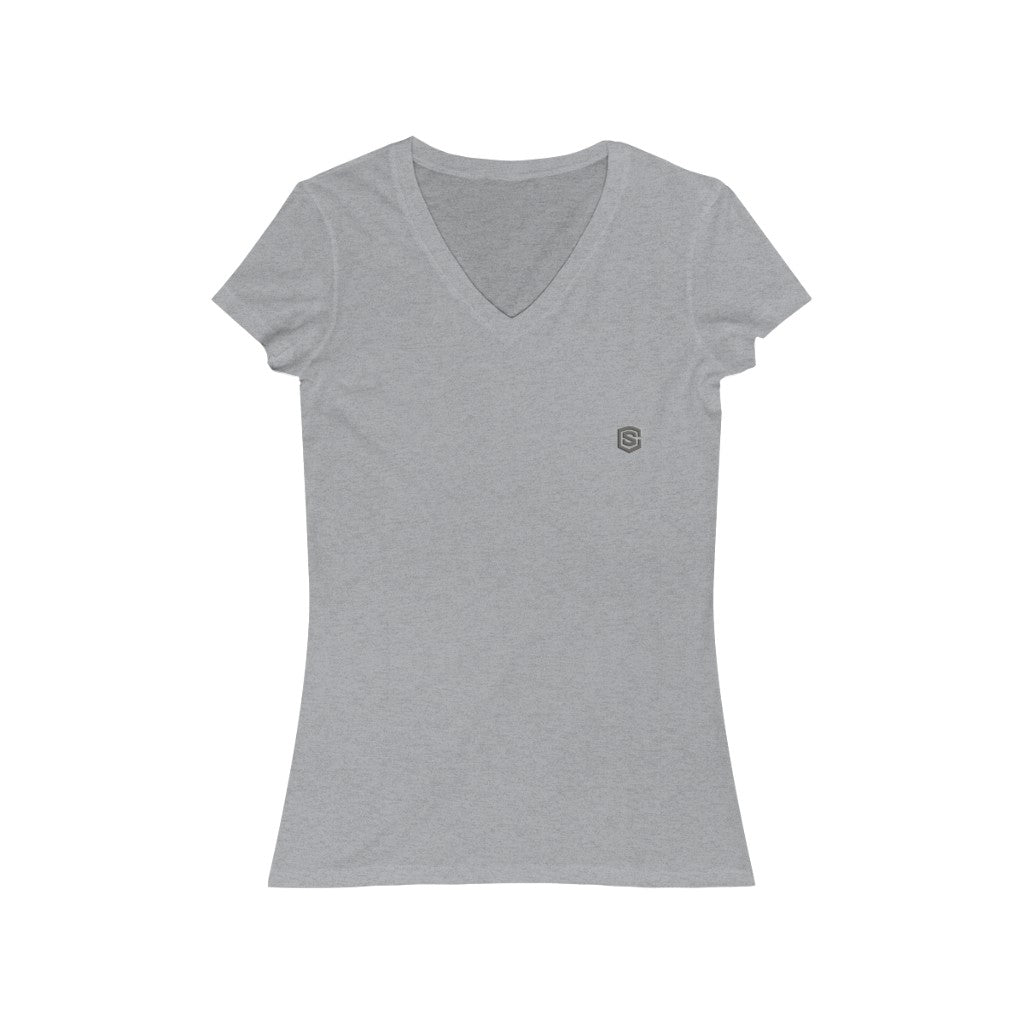 Women's Jersey Short Sleeve V-Neck Tee
