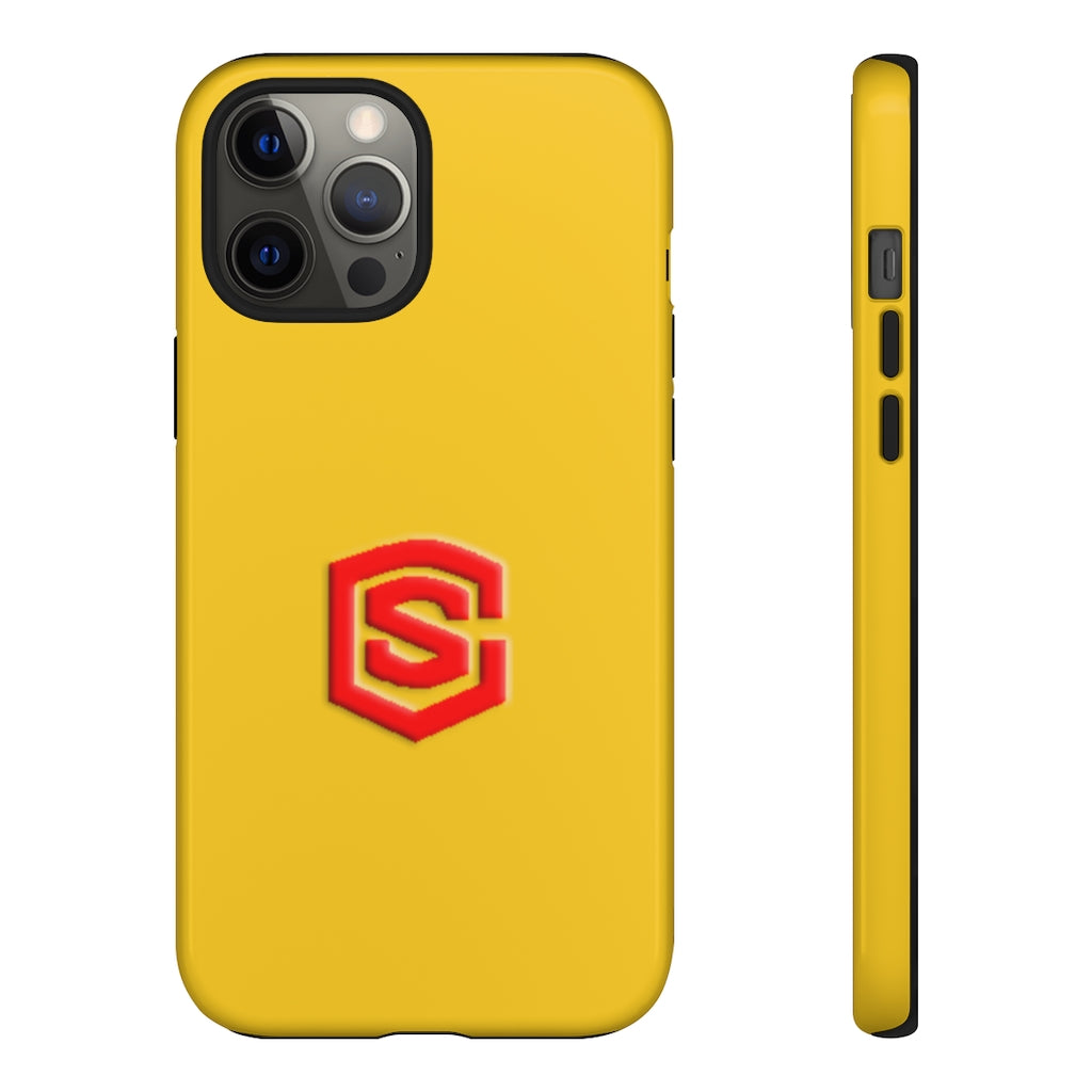 Yellow Tough Cases Red Logo