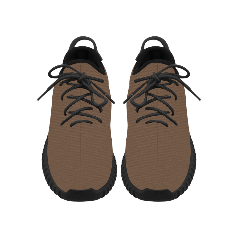 black logo Grus Men's Breathable Woven Running Shoes (Model 022)