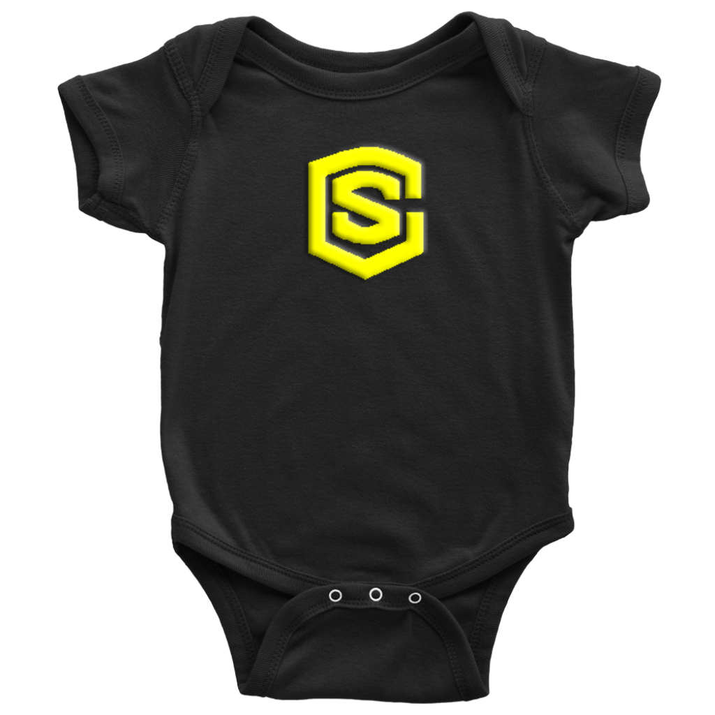 Baby Bodysuit WITH YELLOW LOGO