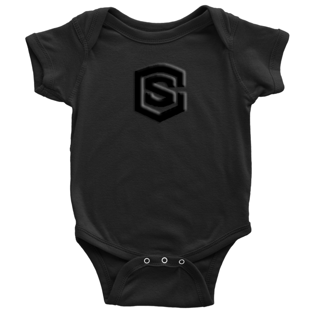 Baby Bodysuit WITH BLACK LOGO