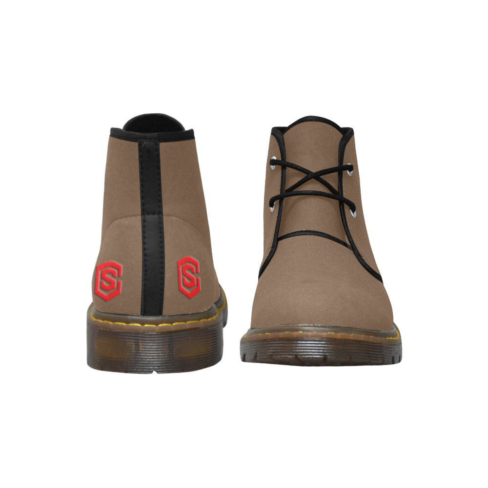 red logo Women's Nubuck Chukka Boots (Model 2402)