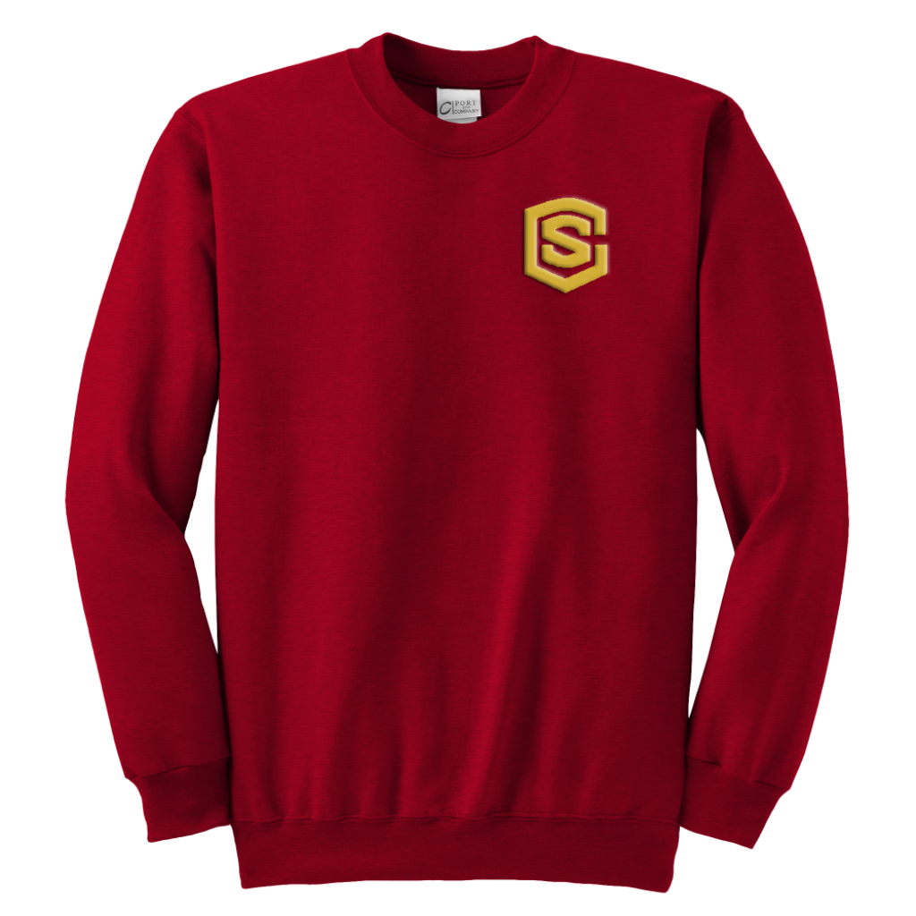 Youth Crewneck Sweatshirt WITH GOLD LOGO