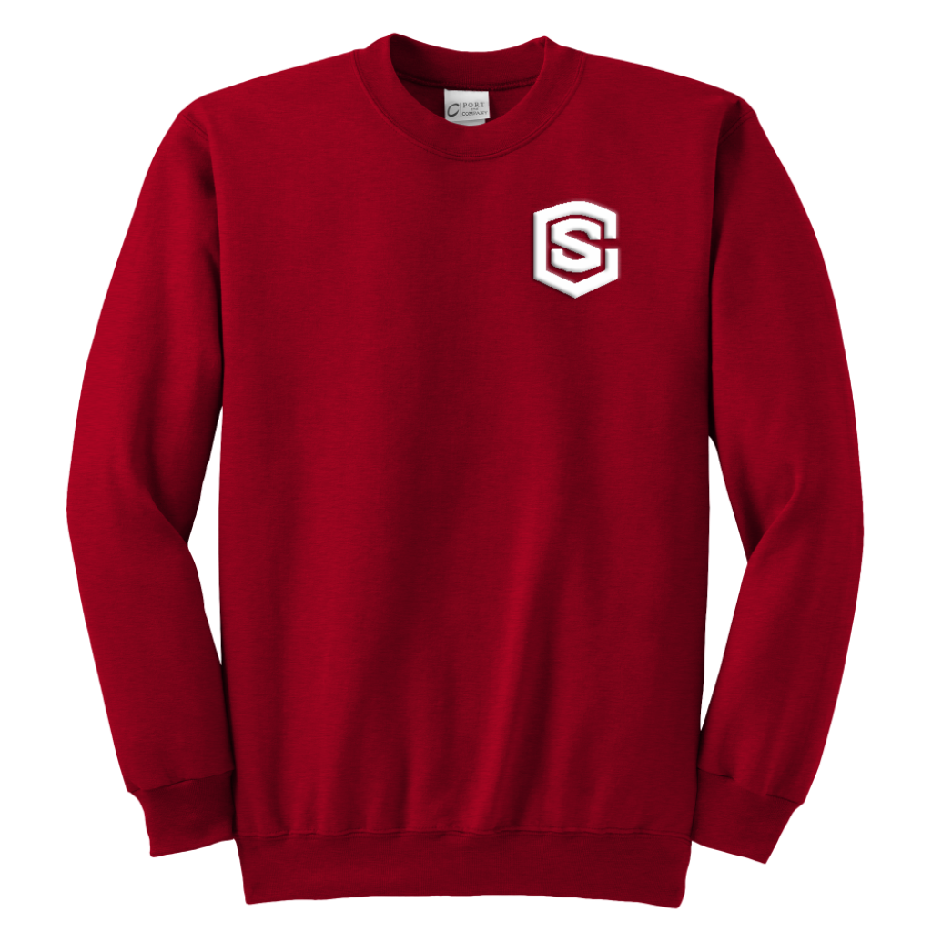 Youth Crewneck Sweatshirt WITH WHITE LOGO