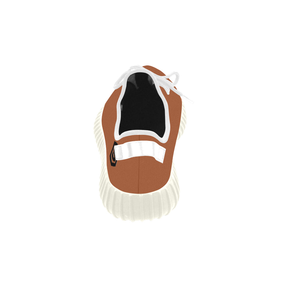 black logo Grus Women's Breathable Woven Running Shoes (Model 022)