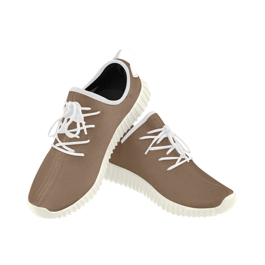 black logo Grus Women's Breathable Woven Running Shoes (Model 022)