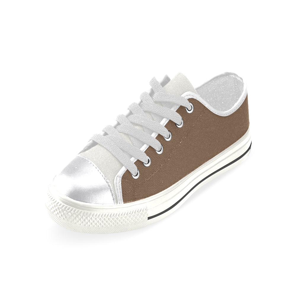 blue logo Women's Classic Canvas Shoes (Model 018)