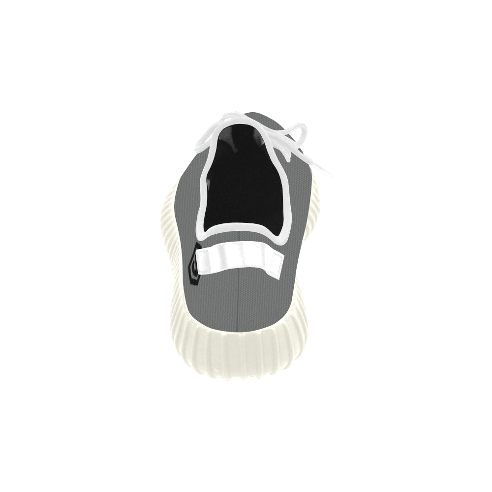 black logo Grus Women's Breathable Woven Running Shoes (Model 022)