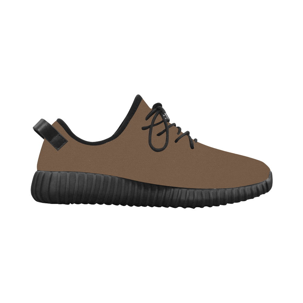 black logo Grus Men's Breathable Woven Running Shoes (Model 022)