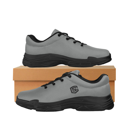 black logo Lyra Men's Running Shoes (Model 058)