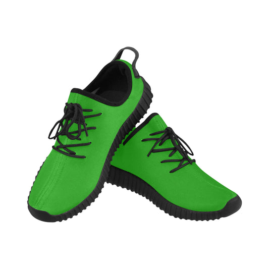 black logo Grus Men's Breathable Woven Running Shoes (Model 022)