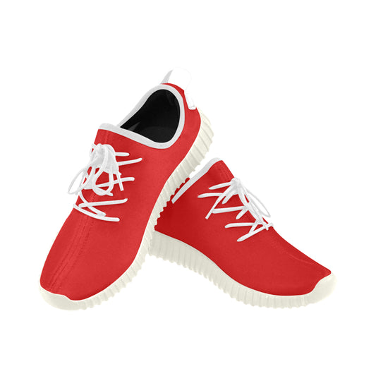 black logo Grus Women's Breathable Woven Running Shoes (Model 022)