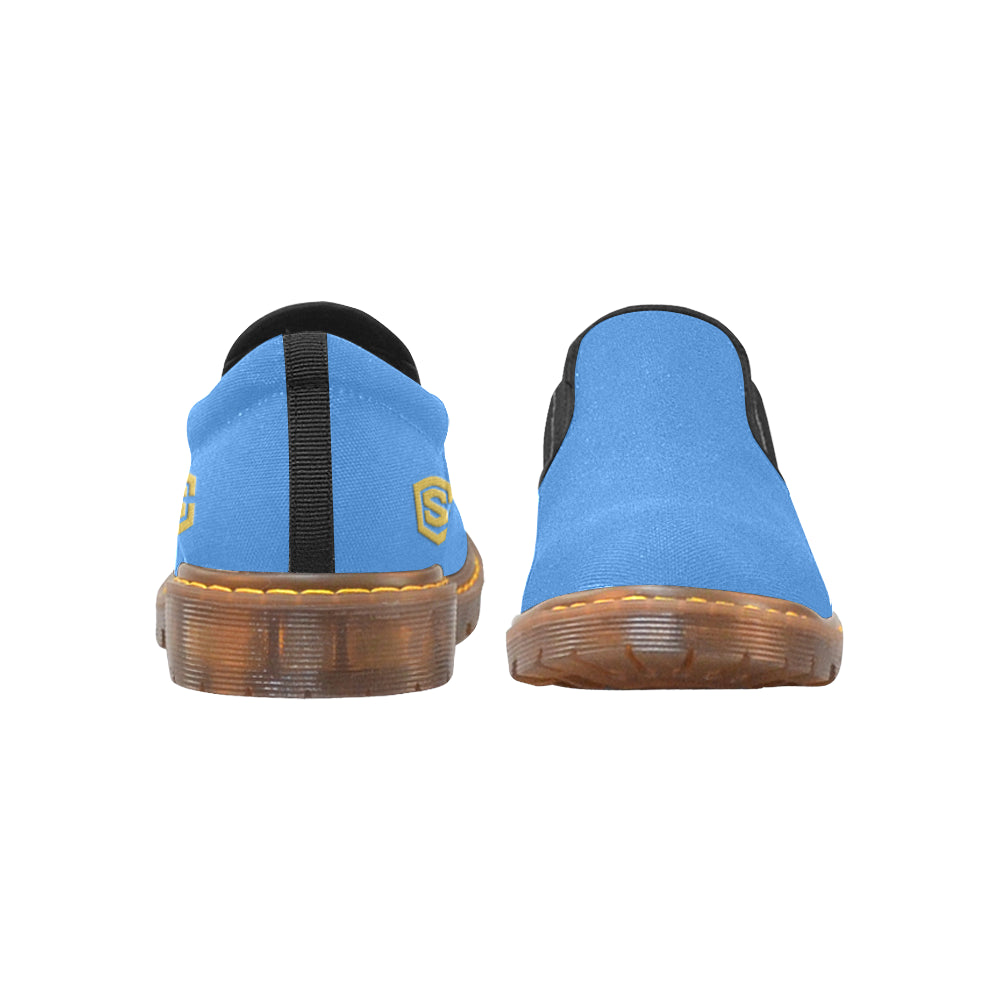 gold logo Martin Men's Slip-On Loafer (Model 12031)