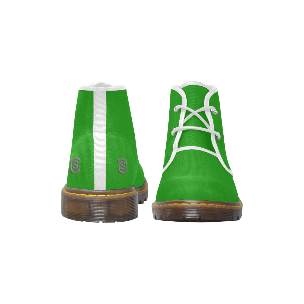 gray Men's Canvas Chukka Boots (Model 2402-1)