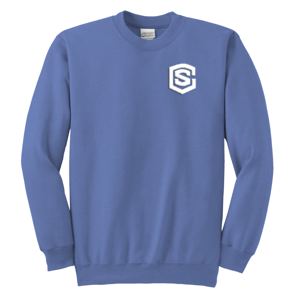 Youth Crewneck Sweatshirt WITH WHITE LOGO