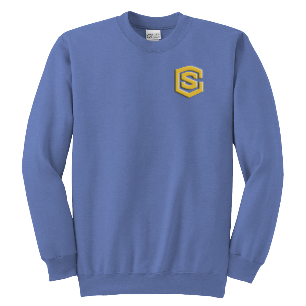 Youth Crewneck Sweatshirt WITH GOLD LOGO