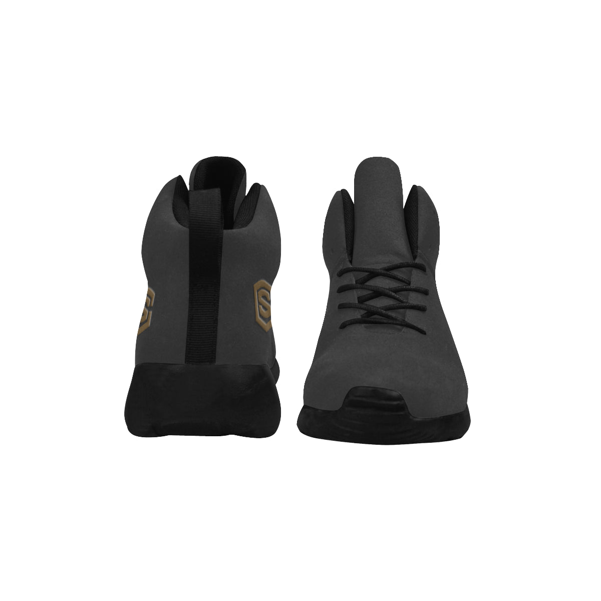 brown logo Men's Chukka Training Shoes (Model 57502)