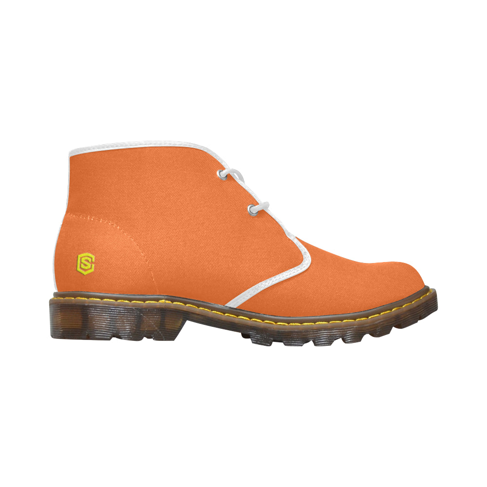 yellow Men's Canvas Chukka Boots (Model 2402-1)