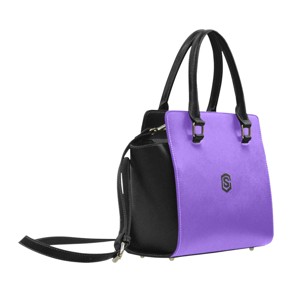 BLACK CLASSIC SHOULDER HANDBAG black logo Classic Shoulder Handbag (Model 1653)